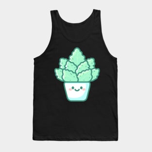 Cute Kawaii Cabbage in a Pot | Vegetable Houseplant | Kawaii Cute Plant Tank Top